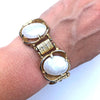 Vintage Pearl Glass Book chain Bracelet by Unsigned Beauty - Vintage Meet Modern Vintage Jewelry - Chicago, Illinois - #oldhollywoodglamour #vintagemeetmodern #designervintage #jewelrybox #antiquejewelry #vintagejewelry