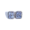 Vintage Cinderella Blue Rhinestone Statement Earrings by Unsigned Beauty - Vintage Meet Modern Vintage Jewelry - Chicago, Illinois - #oldhollywoodglamour #vintagemeetmodern #designervintage #jewelrybox #antiquejewelry #vintagejewelry