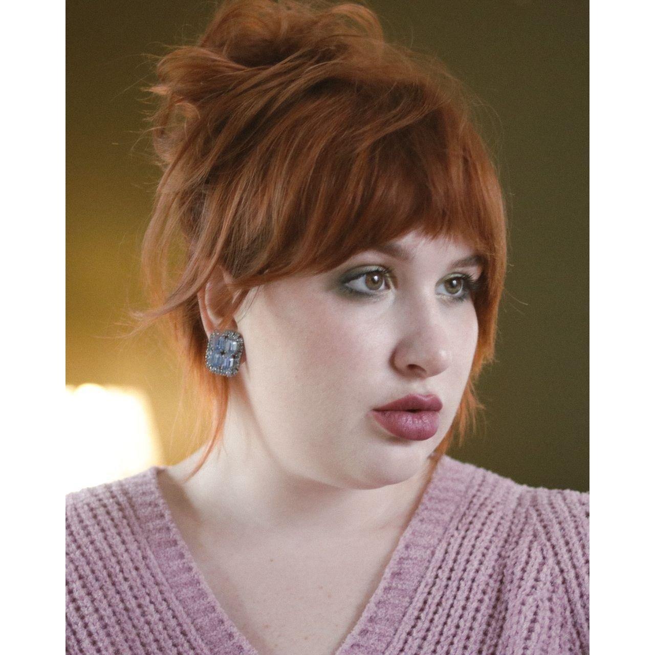 Vintage Cinderella Blue Rhinestone Statement Earrings by Unsigned Beauty - Vintage Meet Modern Vintage Jewelry - Chicago, Illinois - #oldhollywoodglamour #vintagemeetmodern #designervintage #jewelrybox #antiquejewelry #vintagejewelry