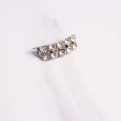 Vintage Art Deco Petite Rhinestone Sash Lingerie Pin by Unsigned Beauty - Vintage Meet Modern Vintage Jewelry - Chicago, Illinois - #oldhollywoodglamour #vintagemeetmodern #designervintage #jewelrybox #antiquejewelry #vintagejewelry