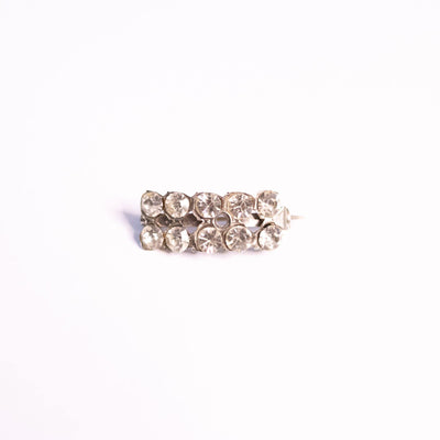 Vintage Art Deco Petite Rhinestone Sash Lingerie Pin by Unsigned Beauty - Vintage Meet Modern Vintage Jewelry - Chicago, Illinois - #oldhollywoodglamour #vintagemeetmodern #designervintage #jewelrybox #antiquejewelry #vintagejewelry