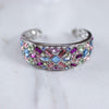 Vintage Suzanne Somers Colorful Rhinestone Cuff Bracelet by Suzanne Somers - Vintage Meet Modern Vintage Jewelry - Chicago, Illinois - #oldhollywoodglamour #vintagemeetmodern #designervintage #jewelrybox #antiquejewelry #vintagejewelry