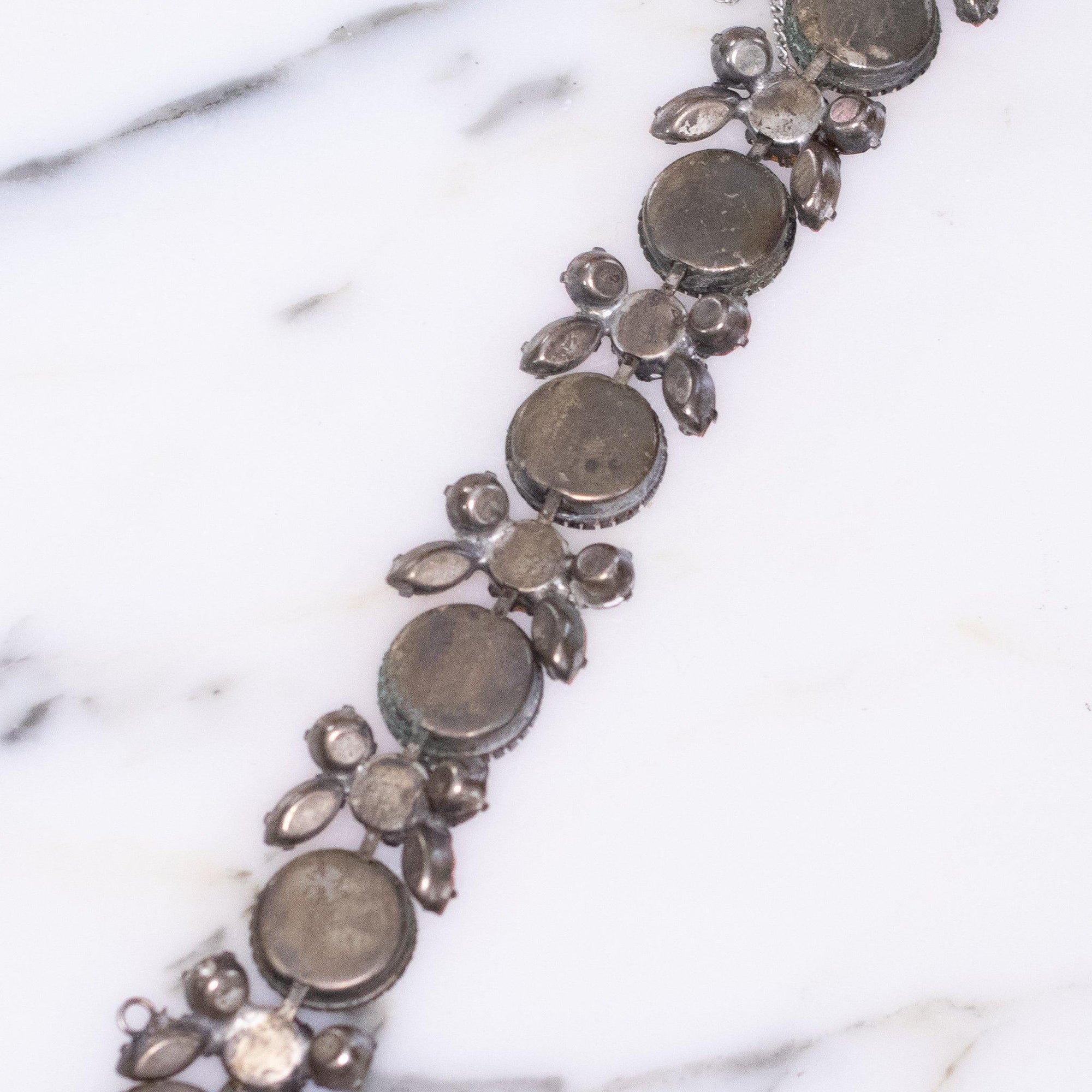 Vintage Pink Pearl and Pink Rhinestone Bracelet by Unsigned - Vintage Meet Modern Vintage Jewelry - Chicago, Illinois - #oldhollywoodglamour #vintagemeetmodern #designervintage #jewelrybox #antiquejewelry #vintagejewelry