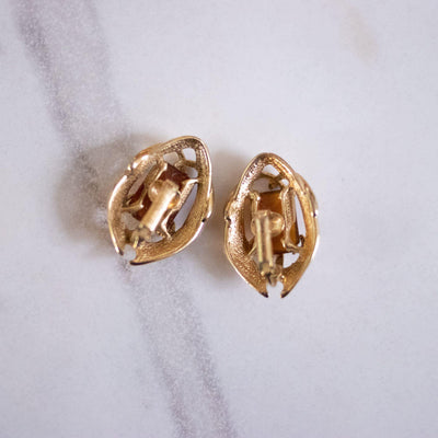 Vintage Sarah Coventry Amber Rhinestone Statement Earrings by Sarah Coventry - Vintage Meet Modern Vintage Jewelry - Chicago, Illinois - #oldhollywoodglamour #vintagemeetmodern #designervintage #jewelrybox #antiquejewelry #vintagejewelry