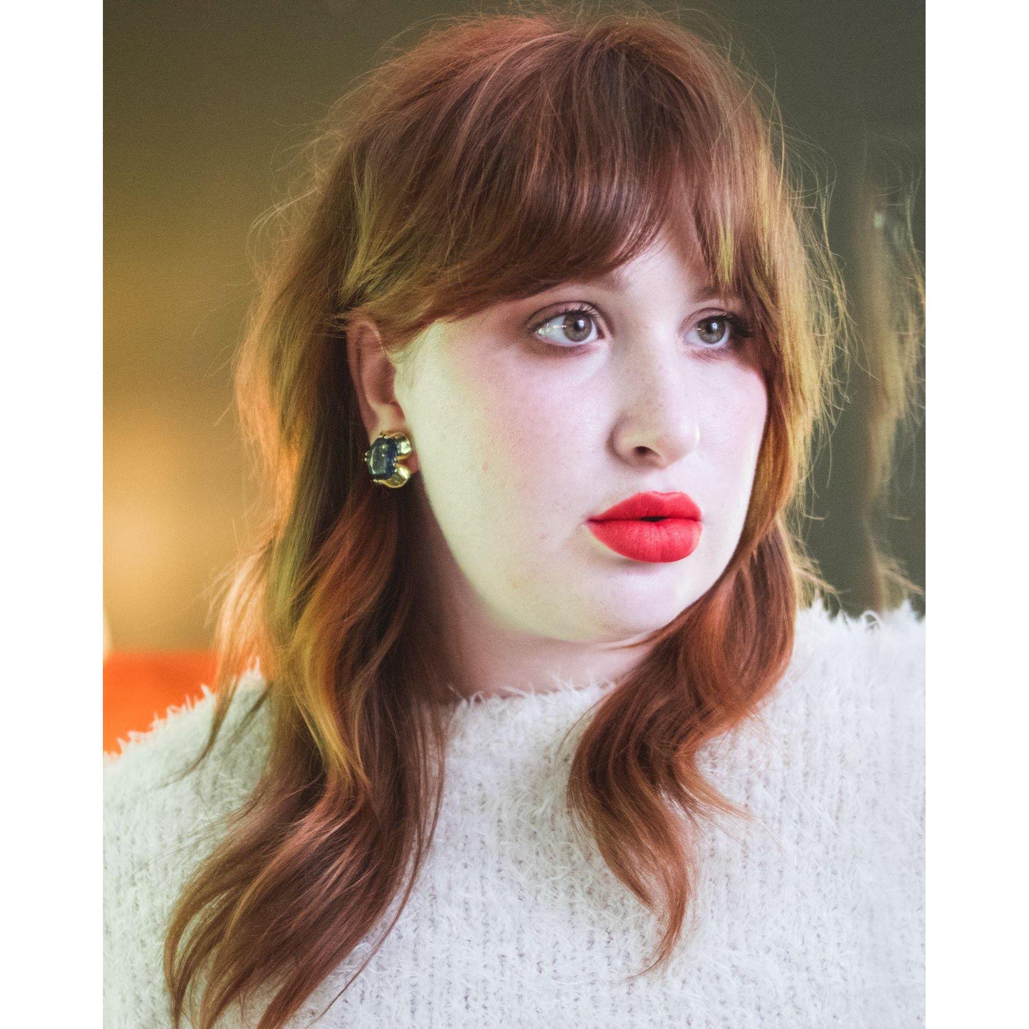 Vintage Sapphire Blue Caged Crystal Statement Earrings by Unsigned Beauty - Vintage Meet Modern Vintage Jewelry - Chicago, Illinois - #oldhollywoodglamour #vintagemeetmodern #designervintage #jewelrybox #antiquejewelry #vintagejewelry