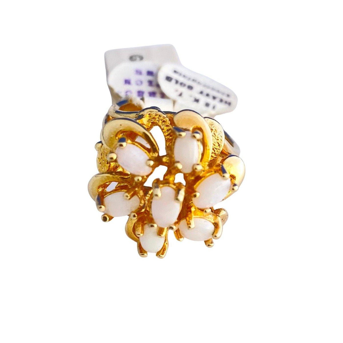 Vintage Opal Cluster Ring