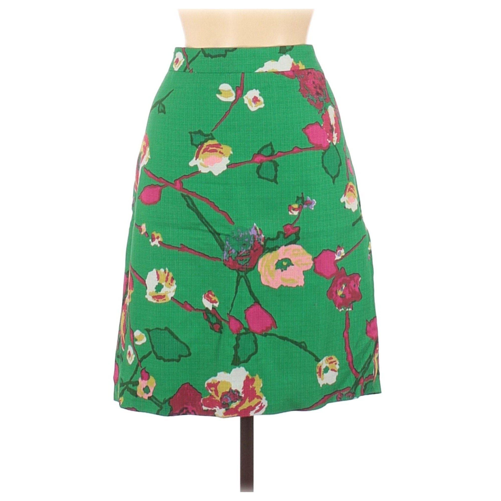 J. Crew Factory Store Embroidered Floral Print Skirt by J.Crew Factory Store - Vintage Meet Modern Vintage Jewelry - Chicago, Illinois - #oldhollywoodglamour #vintagemeetmodern #designervintage #jewelrybox #antiquejewelry #vintagejewelry