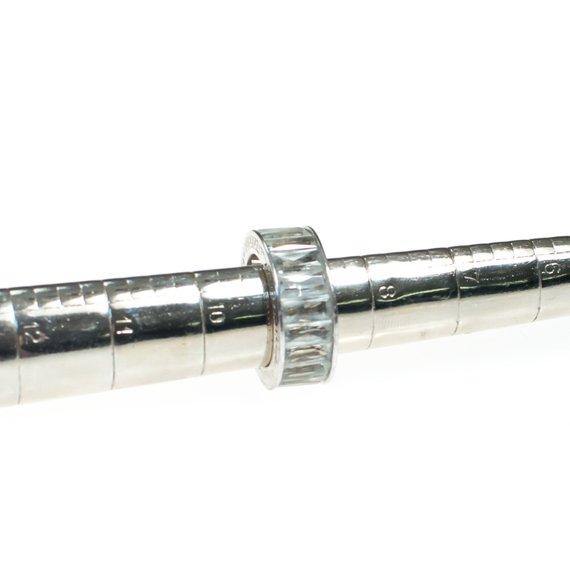 Vintage Cubic Zirconia Engagement Band Set in Sterling Silver by Sterling SIlver - Vintage Meet Modern Vintage Jewelry - Chicago, Illinois - #oldhollywoodglamour #vintagemeetmodern #designervintage #jewelrybox #antiquejewelry #vintagejewelry