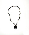 Black and Faceted Czech Crystal Beaded Necklace by Vintage Meet Modern - Vintage Meet Modern Vintage Jewelry - Chicago, Illinois - #oldhollywoodglamour #vintagemeetmodern #designervintage #jewelrybox #antiquejewelry #vintagejewelry