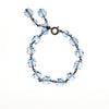 Art Deco Era Faceted Blue Crystal Beaded Bracelet by Art Deco - Vintage Meet Modern Vintage Jewelry - Chicago, Illinois - #oldhollywoodglamour #vintagemeetmodern #designervintage #jewelrybox #antiquejewelry #vintagejewelry