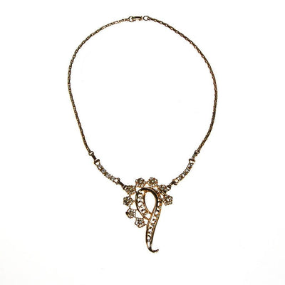 Rhinestone Statement Necklace by Unsigned Beauty - Vintage Meet Modern Vintage Jewelry - Chicago, Illinois - #oldhollywoodglamour #vintagemeetmodern #designervintage #jewelrybox #antiquejewelry #vintagejewelry