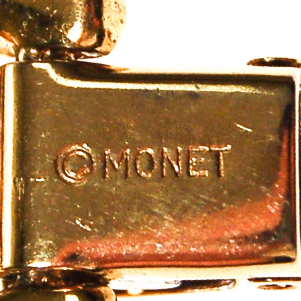 Gold Double Link Chain Bracelet by Monet by Monet - Vintage Meet Modern Vintage Jewelry - Chicago, Illinois - #oldhollywoodglamour #vintagemeetmodern #designervintage #jewelrybox #antiquejewelry #vintagejewelry