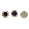 Vintage Sarah Coventry Purple Rhinestone Earrings by Sarah Coventry - Vintage Meet Modern Vintage Jewelry - Chicago, Illinois - #oldhollywoodglamour #vintagemeetmodern #designervintage #jewelrybox #antiquejewelry #vintagejewelry