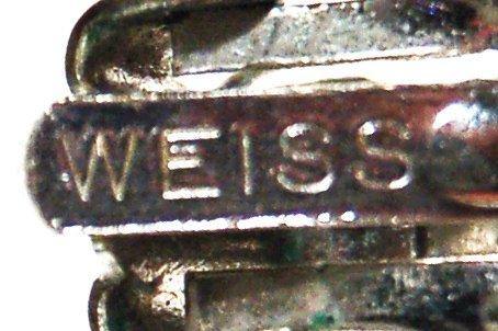 Weiss Blue Baguette Rhinestone Earrings, Rhinestone Flower Earrings, Blue Crystal Earrings, Something Blue. Silver Tone, Something Blue by Weiss - Vintage Meet Modern Vintage Jewelry - Chicago, Illinois - #oldhollywoodglamour #vintagemeetmodern #designervintage #jewelrybox #antiquejewelry #vintagejewelry