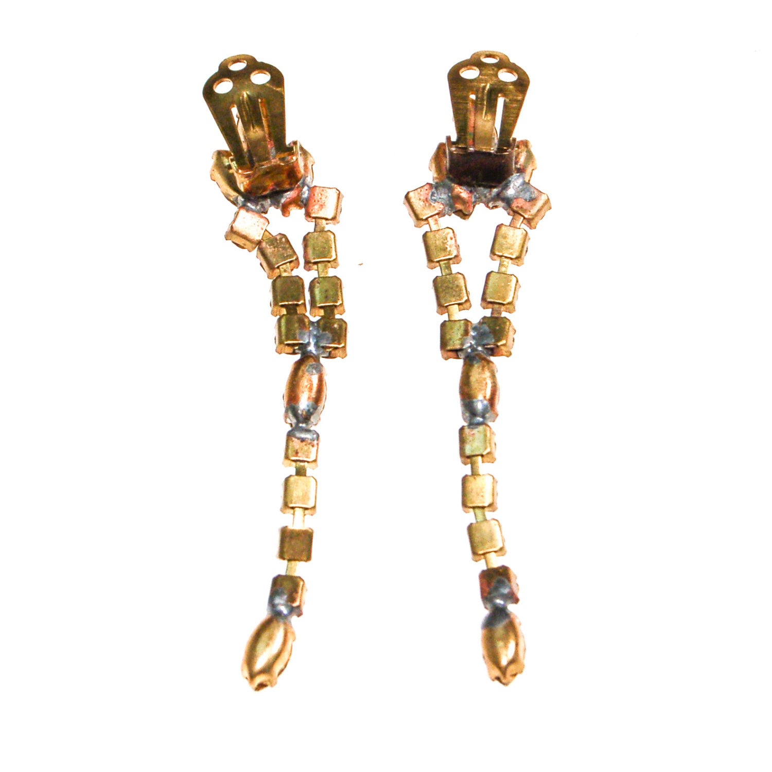 Czech Rhinestone Chandelier Earrings by Czech Republic - Vintage Meet Modern Vintage Jewelry - Chicago, Illinois - #oldhollywoodglamour #vintagemeetmodern #designervintage #jewelrybox #antiquejewelry #vintagejewelry