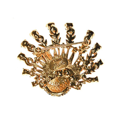 Joan Collins Jeweled Peacock Brooch by Joan Collins - Vintage Meet Modern Vintage Jewelry - Chicago, Illinois - #oldhollywoodglamour #vintagemeetmodern #designervintage #jewelrybox #antiquejewelry #vintagejewelry