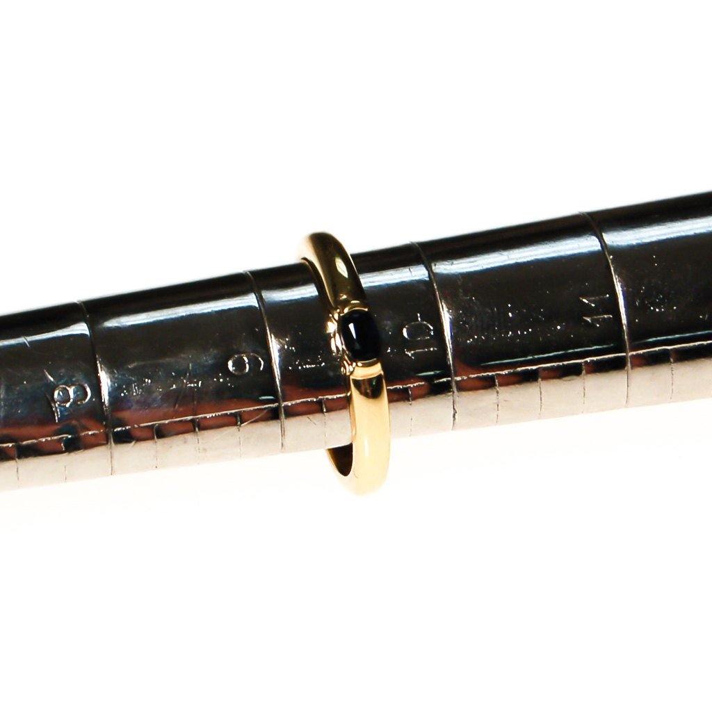 Gold Band Ring with Sapphire by Gold Band with Sapphire - Vintage Meet Modern Vintage Jewelry - Chicago, Illinois - #oldhollywoodglamour #vintagemeetmodern #designervintage #jewelrybox #antiquejewelry #vintagejewelry