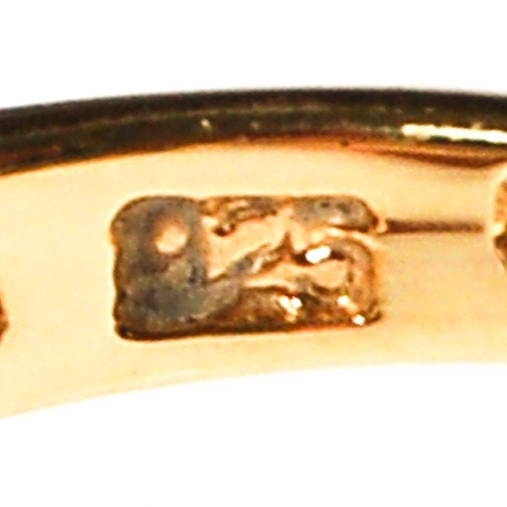 Sapphire and Cubic Zirconia Statement Ring by Gold over Sterling with Sapphire - Vintage Meet Modern Vintage Jewelry - Chicago, Illinois - #oldhollywoodglamour #vintagemeetmodern #designervintage #jewelrybox #antiquejewelry #vintagejewelry