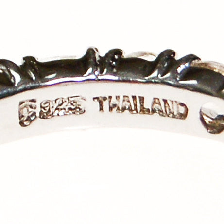 CZ Eternity Band, Sterling Silver, Ring Size 7 by Sterling Silver - Vintage Meet Modern Vintage Jewelry - Chicago, Illinois - #oldhollywoodglamour #vintagemeetmodern #designervintage #jewelrybox #antiquejewelry #vintagejewelry