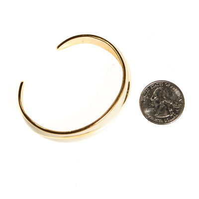 White and Gold Cuff Bracelet by Unsigned Beauty - Vintage Meet Modern Vintage Jewelry - Chicago, Illinois - #oldhollywoodglamour #vintagemeetmodern #designervintage #jewelrybox #antiquejewelry #vintagejewelry