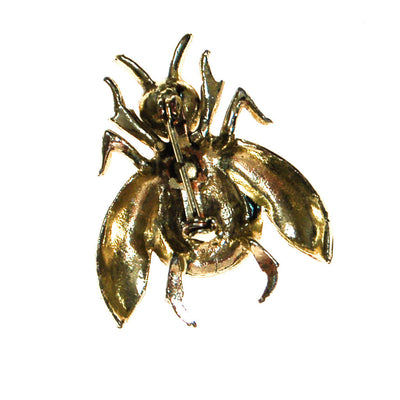 Rhinestone Bumble Bee Brooch by Unsigned Beauty - Vintage Meet Modern Vintage Jewelry - Chicago, Illinois - #oldhollywoodglamour #vintagemeetmodern #designervintage #jewelrybox #antiquejewelry #vintagejewelry