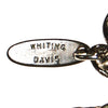 Whiting and Davis Hematite Carved Flower Statement Necklace by Whiting and Davis - Vintage Meet Modern Vintage Jewelry - Chicago, Illinois - #oldhollywoodglamour #vintagemeetmodern #designervintage #jewelrybox #antiquejewelry #vintagejewelry