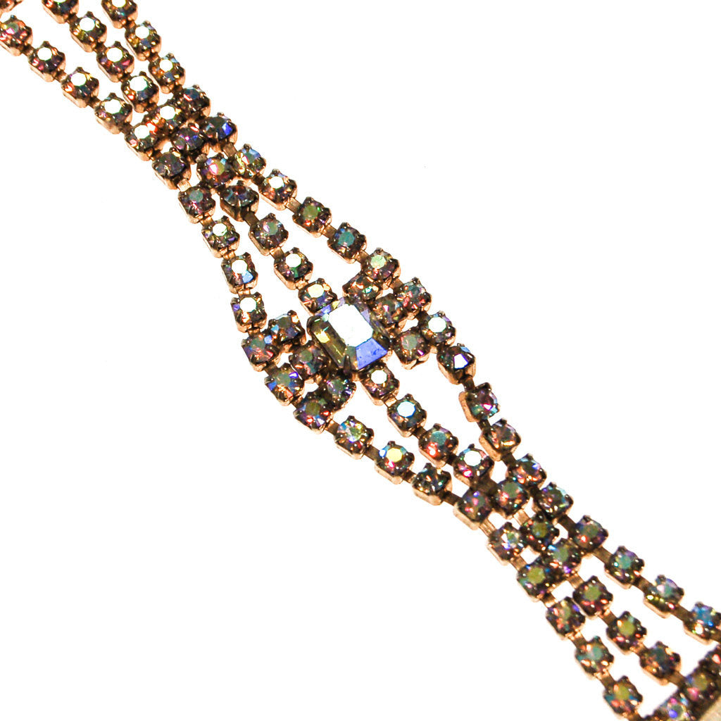Champagne Rhinestones Bracelet