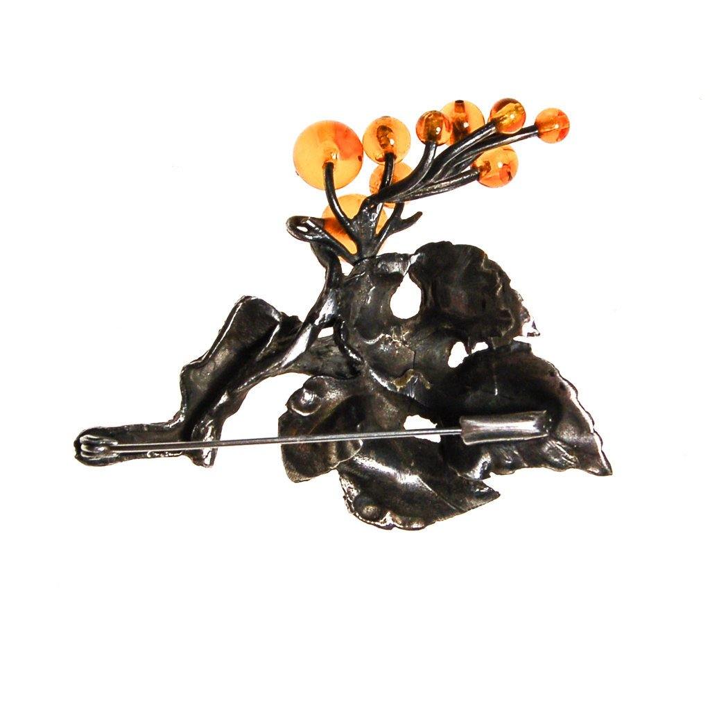 One of Kind Brutalist Modern Golden Grapes Brooch by Unsigned Beauty - Vintage Meet Modern Vintage Jewelry - Chicago, Illinois - #oldhollywoodglamour #vintagemeetmodern #designervintage #jewelrybox #antiquejewelry #vintagejewelry
