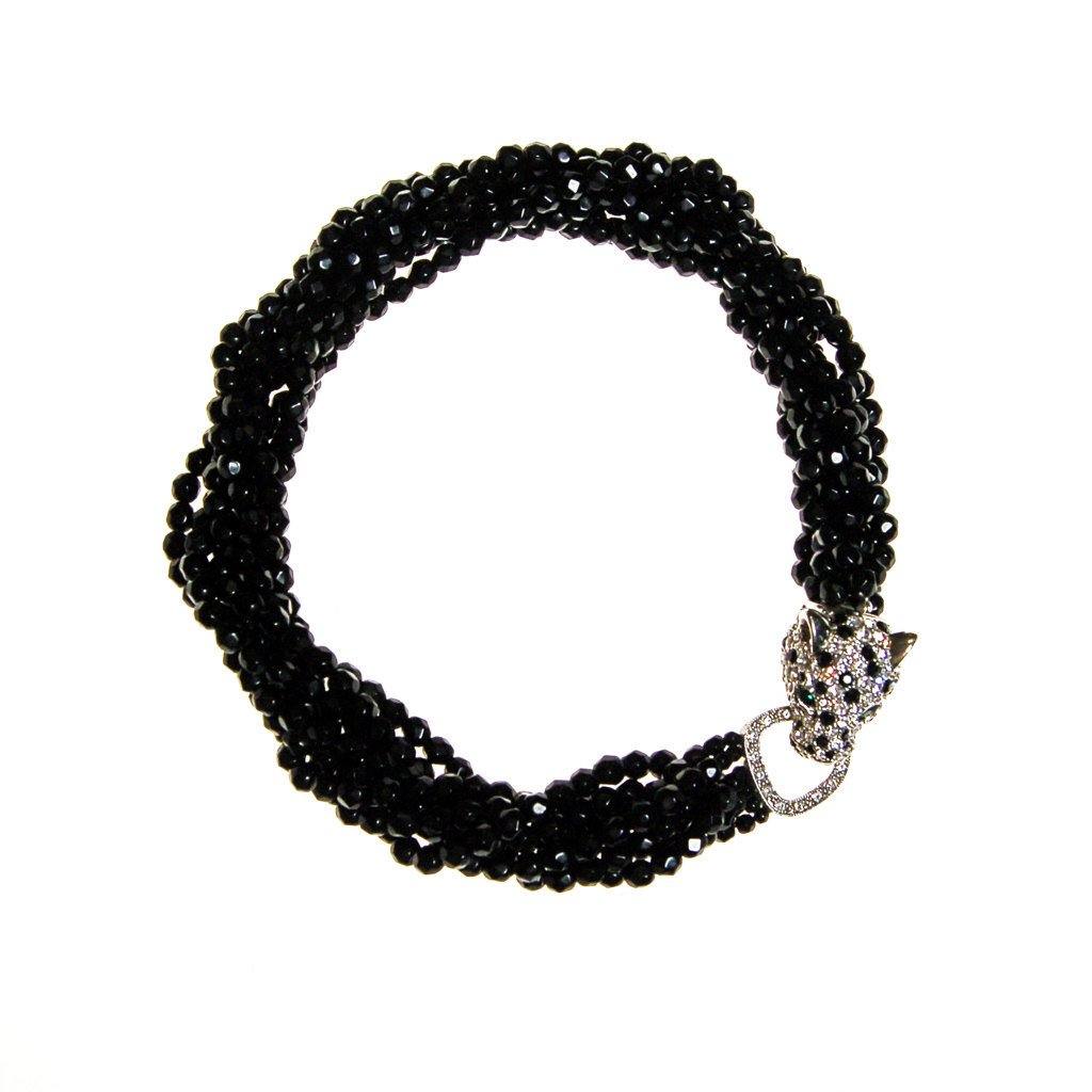 Vintage Kenneth Jay Lane Panther Necklace by Kenneth Jay Lane - Vintage Meet Modern Vintage Jewelry - Chicago, Illinois - #oldhollywoodglamour #vintagemeetmodern #designervintage #jewelrybox #antiquejewelry #vintagejewelry