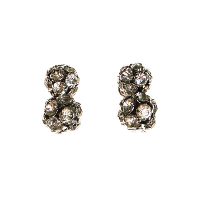 Castlecliff Rhinestone Earrings by Castlecliff - Vintage Meet Modern Vintage Jewelry - Chicago, Illinois - #oldhollywoodglamour #vintagemeetmodern #designervintage #jewelrybox #antiquejewelry #vintagejewelry