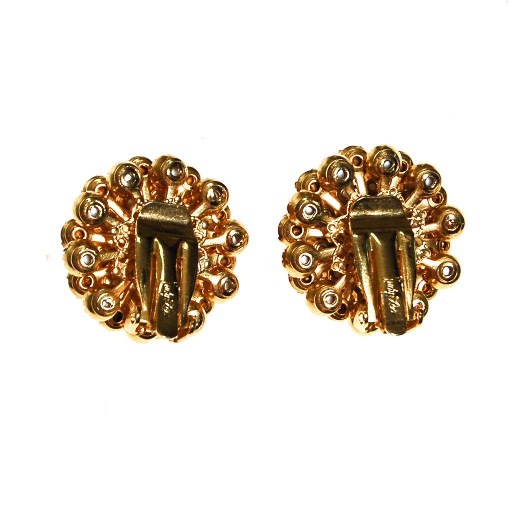 Pearl and Crystal Earrings by Judy Lee by Judy Lee - Vintage Meet Modern Vintage Jewelry - Chicago, Illinois - #oldhollywoodglamour #vintagemeetmodern #designervintage #jewelrybox #antiquejewelry #vintagejewelry