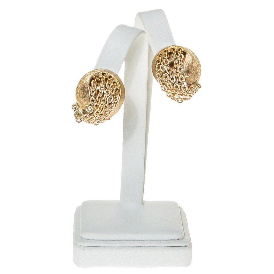 ART Mode Chains of Gold Earrings by Art Mode - Vintage Meet Modern Vintage Jewelry - Chicago, Illinois - #oldhollywoodglamour #vintagemeetmodern #designervintage #jewelrybox #antiquejewelry #vintagejewelry