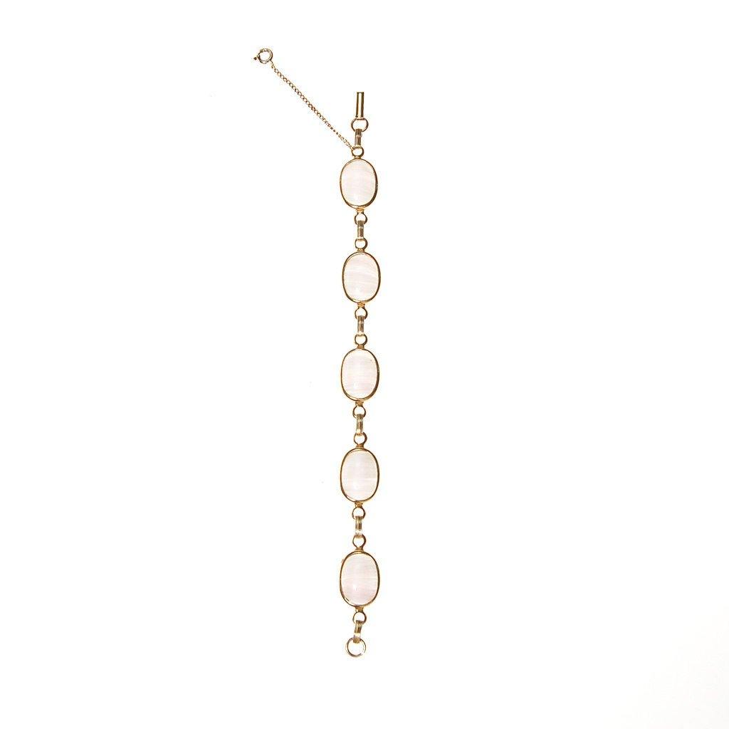 Sarah Coventry Agate Bracelet by Sarah Coventry - Vintage Meet Modern Vintage Jewelry - Chicago, Illinois - #oldhollywoodglamour #vintagemeetmodern #designervintage #jewelrybox #antiquejewelry #vintagejewelry