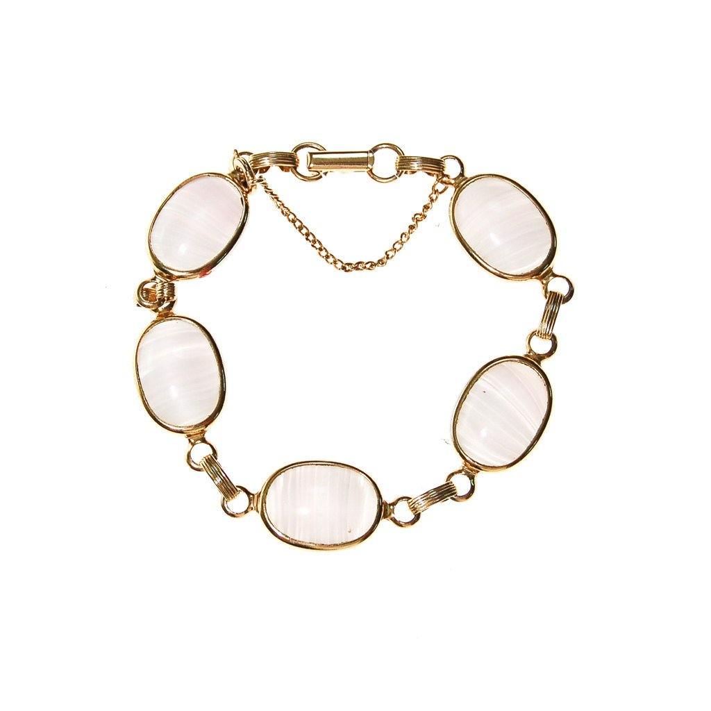 Sarah Coventry Agate Bracelet by Sarah Coventry - Vintage Meet Modern Vintage Jewelry - Chicago, Illinois - #oldhollywoodglamour #vintagemeetmodern #designervintage #jewelrybox #antiquejewelry #vintagejewelry