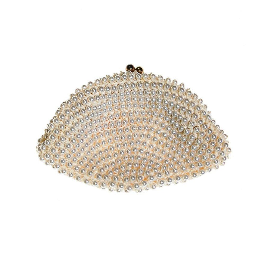 Pearl Coin Purse by Made in Japan - Vintage Meet Modern Vintage Jewelry - Chicago, Illinois - #oldhollywoodglamour #vintagemeetmodern #designervintage #jewelrybox #antiquejewelry #vintagejewelry