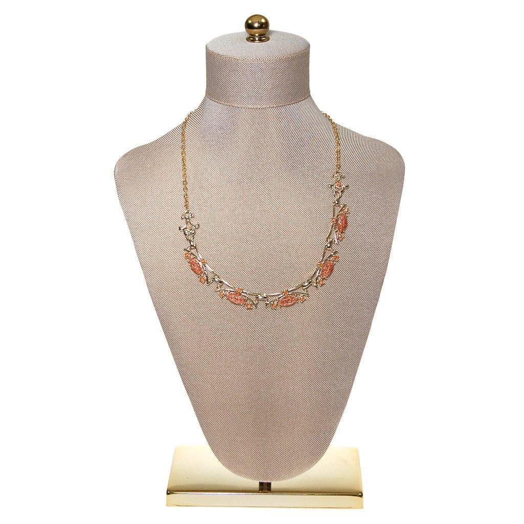 Goldstone Galactic Necklace by Mid Century Modern - Vintage Meet Modern Vintage Jewelry - Chicago, Illinois - #oldhollywoodglamour #vintagemeetmodern #designervintage #jewelrybox #antiquejewelry #vintagejewelry