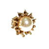Pearl and Rhinestone Atomic Starburst Statement Ring by 1960s - Vintage Meet Modern Vintage Jewelry - Chicago, Illinois - #oldhollywoodglamour #vintagemeetmodern #designervintage #jewelrybox #antiquejewelry #vintagejewelry