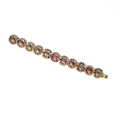 Aurora Borealis Rhinestone Bracelet by Unsigned Beauty - Vintage Meet Modern Vintage Jewelry - Chicago, Illinois - #oldhollywoodglamour #vintagemeetmodern #designervintage #jewelrybox #antiquejewelry #vintagejewelry