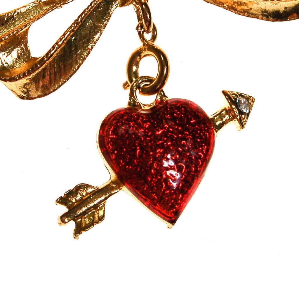 Cupids Heart and Arrow Brooch by Phister Enterprises by Phister Enterprises - Vintage Meet Modern Vintage Jewelry - Chicago, Illinois - #oldhollywoodglamour #vintagemeetmodern #designervintage #jewelrybox #antiquejewelry #vintagejewelry