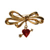 Cupids Heart and Arrow Brooch by Phister Enterprises by Phister Enterprises - Vintage Meet Modern Vintage Jewelry - Chicago, Illinois - #oldhollywoodglamour #vintagemeetmodern #designervintage #jewelrybox #antiquejewelry #vintagejewelry