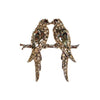 Rhinestone Love Bird Brooch by Unsigned Beauty - Vintage Meet Modern Vintage Jewelry - Chicago, Illinois - #oldhollywoodglamour #vintagemeetmodern #designervintage #jewelrybox #antiquejewelry #vintagejewelry