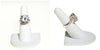 Massive CZ Solitaire Cocktail Statement Ring set in Silver Tone by Cubic Zirconia - Vintage Meet Modern Vintage Jewelry - Chicago, Illinois - #oldhollywoodglamour #vintagemeetmodern #designervintage #jewelrybox #antiquejewelry #vintagejewelry