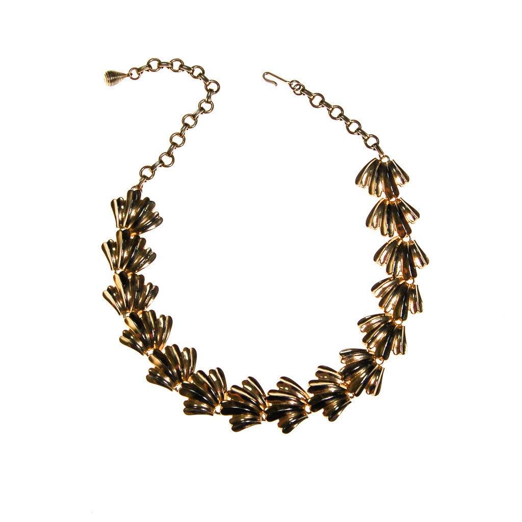 Gold Shell Link Necklace