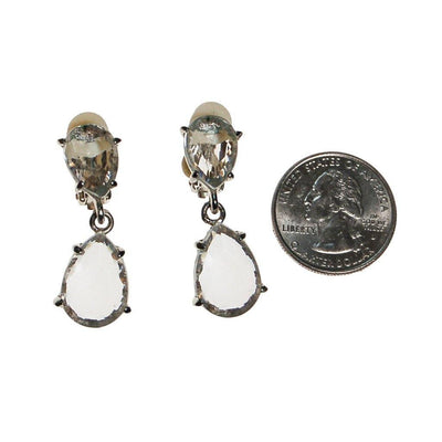 Dangling Cut Crystal Earrings by Unsigned Beauties - Vintage Meet Modern Vintage Jewelry - Chicago, Illinois - #oldhollywoodglamour #vintagemeetmodern #designervintage #jewelrybox #antiquejewelry #vintagejewelry