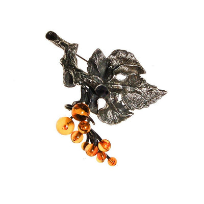 One of Kind Brutalist Modern Golden Grapes Brooch by Unsigned Beauty - Vintage Meet Modern Vintage Jewelry - Chicago, Illinois - #oldhollywoodglamour #vintagemeetmodern #designervintage #jewelrybox #antiquejewelry #vintagejewelry