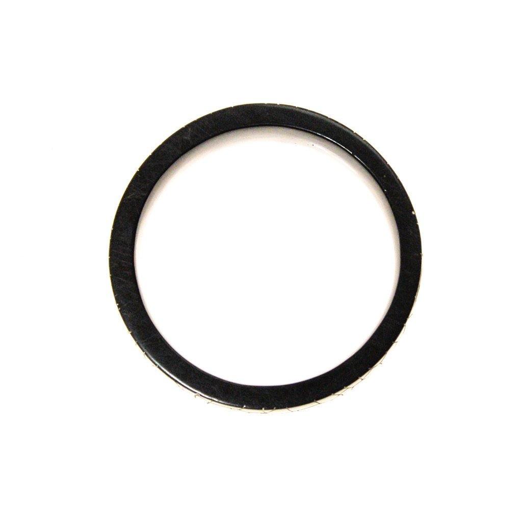 Black and White Crackle Bangle Bracelet by 1960s - Vintage Meet Modern Vintage Jewelry - Chicago, Illinois - #oldhollywoodglamour #vintagemeetmodern #designervintage #jewelrybox #antiquejewelry #vintagejewelry