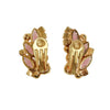 Juliana Purple Rhinestone, Pearl, Aurora Borealis Clip Ear Crawler Earrings by Juliana - Vintage Meet Modern Vintage Jewelry - Chicago, Illinois - #oldhollywoodglamour #vintagemeetmodern #designervintage #jewelrybox #antiquejewelry #vintagejewelry