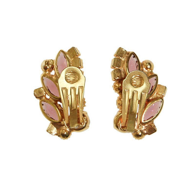 Juliana Purple Rhinestone, Pearl, Aurora Borealis Clip Ear Crawler Earrings by Juliana - Vintage Meet Modern Vintage Jewelry - Chicago, Illinois - #oldhollywoodglamour #vintagemeetmodern #designervintage #jewelrybox #antiquejewelry #vintagejewelry