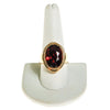 Garnet Crystal Statement Ring by 1980s - Vintage Meet Modern Vintage Jewelry - Chicago, Illinois - #oldhollywoodglamour #vintagemeetmodern #designervintage #jewelrybox #antiquejewelry #vintagejewelry