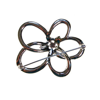 Givenchy Rhinestone Flower Brooch by Givenchy - Vintage Meet Modern Vintage Jewelry - Chicago, Illinois - #oldhollywoodglamour #vintagemeetmodern #designervintage #jewelrybox #antiquejewelry #vintagejewelry